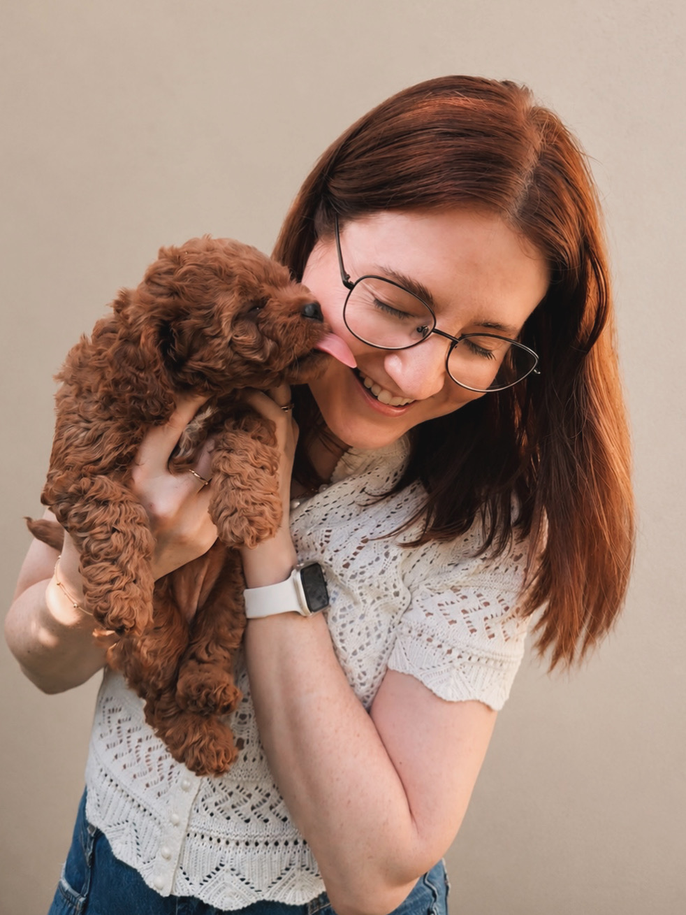Ramona Jamborek mit Nala
